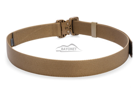 Belt medium-stiff COMBAT STEALTH Coyote Brown width of 45mm with undetectable buckle Cobra® 25cN Universal size 70-120cm