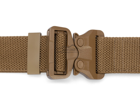 Belt medium-stiff COMBAT STEALTH Coyote Brown width of 45mm with undetectable buckle Cobra® 25cN Universal size 70-120cm