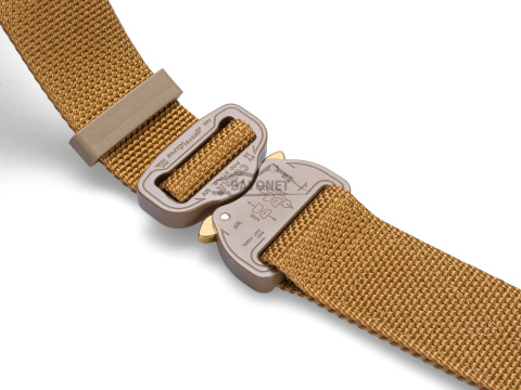 Belt medium-stiff COMBAT Coyote (Gold) width of 38mm with metal buckle Cobra® 9kN Universal size 70-120cm