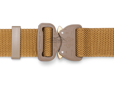 Belt medium-stiff COMBAT Coyote (Gold) width of 38mm with metal buckle Cobra® 9kN Universal size 70-120cm