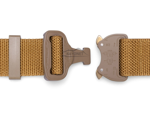 Belt medium-stiff COMBAT Coyote (Gold) width of 38mm with metal buckle Cobra® 9kN Universal size 70-120cm