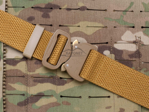 Belt medium-stiff COMBAT Coyote (Gold) width of 38mm with metal buckle Cobra® 9kN Universal size 70-120cm