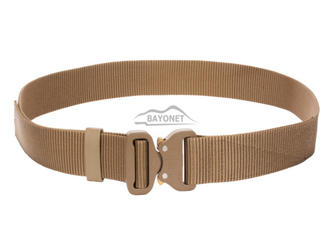 Belt medium-stiff plus SPOTTER A Coyote Brown 45mm wide with Cobra® 18kN reinforced metal buckle Universal size 70-120cm