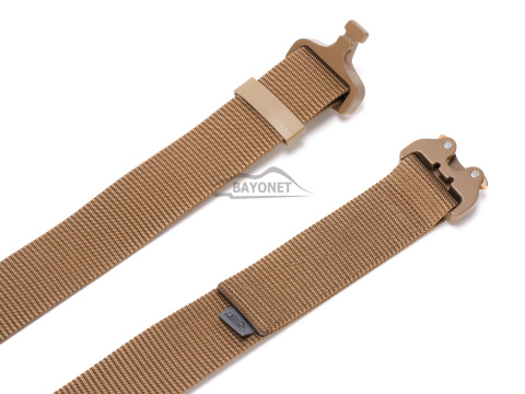 Belt medium-stiff plus SPOTTER A Coyote Brown 45mm wide with Cobra® 18kN reinforced metal buckle Universal size 70-120cm