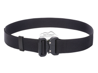 Belt medium-stiff plus SPOTTER A Black 45mm wide with Cobra® 18kN reinforced metal buckle Universal size 70-120cm