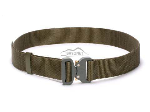 Belt medium-stiff plus SPOTTER A Ranger Green 45mm wide with Cobra® 18kN reinforced metal buckle Universal size 70-120cm