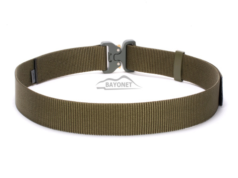 Belt medium-stiff plus SPOTTER A Ranger Green 45mm wide with Cobra® 18kN reinforced metal buckle Universal size 70-120cm