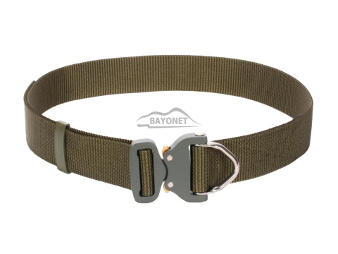 Belt medium-stiff plus SPOTTER D Ranger Green 45mm wide with Cobra® Dring 18kN reinforced metal buckle Universal size 70-120cm