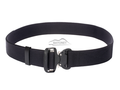 Belt medium-stiff plus SPOTTER N Black 45mm wide with Cobra® 9kN steel indestructible buckle Universal size 70-120cm