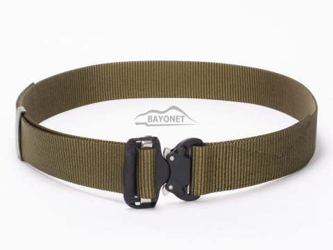 medium-stiff plus belt SPOTTER N Ranger Green 45mm wide with Cobra® 9kN steel indestructible buckle Universal size 70-120cm