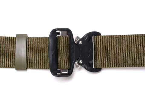 medium-stiff plus belt SPOTTER N Ranger Green 45mm wide with Cobra® 9kN steel indestructible buckle Universal size 70-120cm