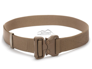 Belt medium-stiff plus SPOTTER STEALTH Coyote Brown 45mm wide with Cobra® GT 25cN undetectable buckle Universal size 70-120cm