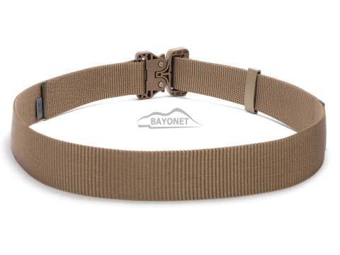 Belt medium-stiff plus SPOTTER STEALTH Coyote Brown 45mm wide with Cobra® GT 25cN undetectable buckle Universal size 70-120cm