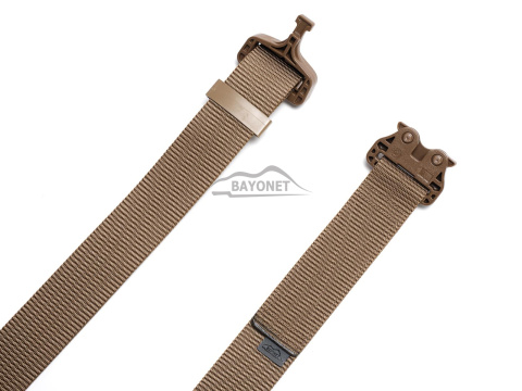 Belt medium-stiff plus SPOTTER STEALTH Coyote Brown 45mm wide with Cobra® GT 25cN undetectable buckle Universal size 70-120cm