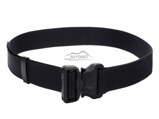 Belt medium-stiff plus SPOTTER STEALTH Black 45mm wide with Cobra® GT 25cN undetectable buckle Universal size 70-120cm