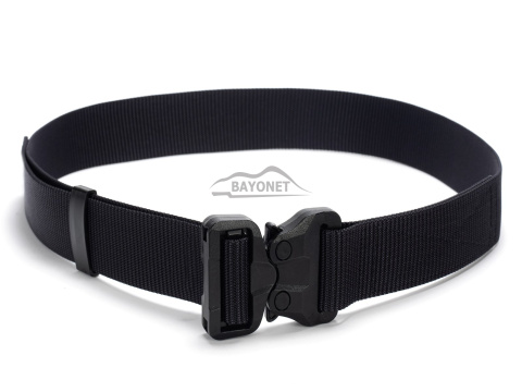 Belt medium-stiff plus SPOTTER STEALTH Black 45mm wide with Cobra® GT 25cN undetectable buckle Universal size 70-120cm