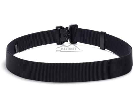 Belt medium-stiff plus SPOTTER STEALTH Black 45mm wide with Cobra® GT 25cN undetectable buckle Universal size 70-120cm