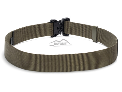 Belt medium-stiff plus SPOTTER STEALTH Ranger Green 45mm wide with Cobra® GT 25cN undetectable buckle Universal size 70-120cm