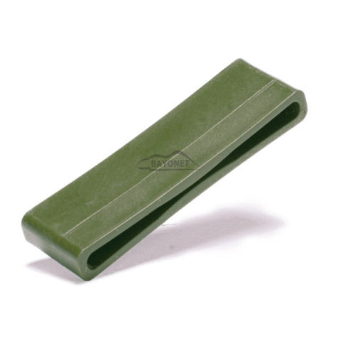 Belt loop 45mm Ranger Green polymer slightly elastic