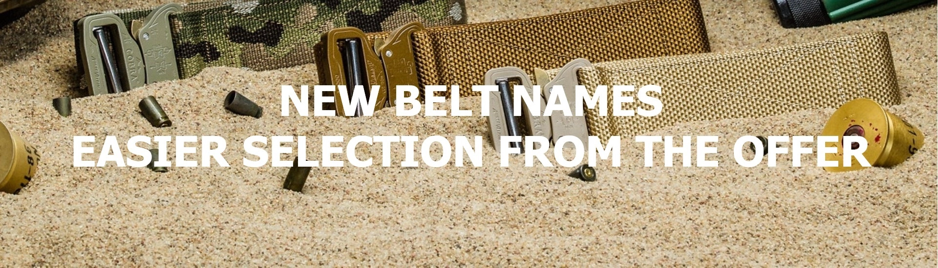 New belt names